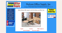 Desktop Screenshot of dicksonofficesupply.com
